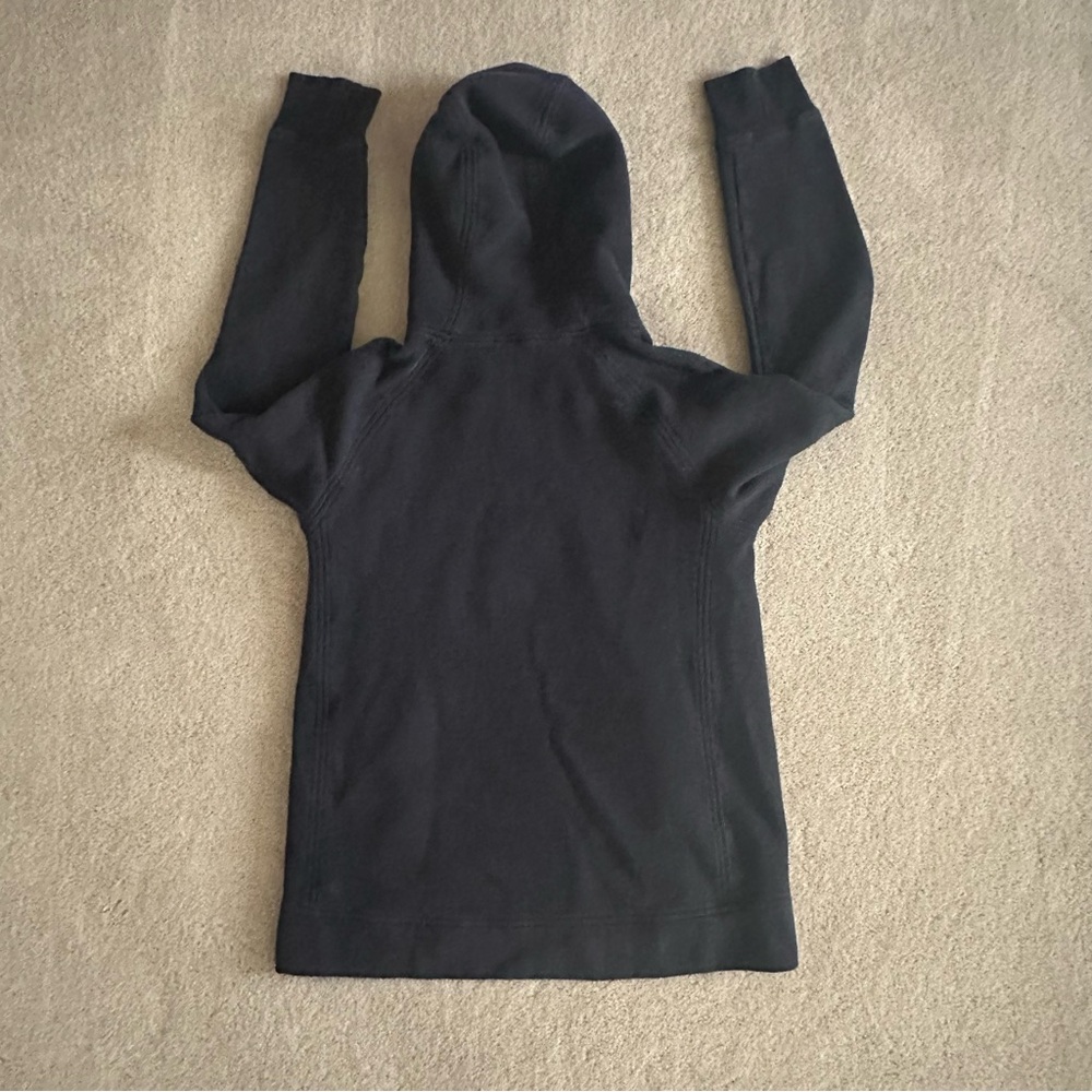 Lululemon Black Hoodie Sweater size 8 - Picture 5 of 7